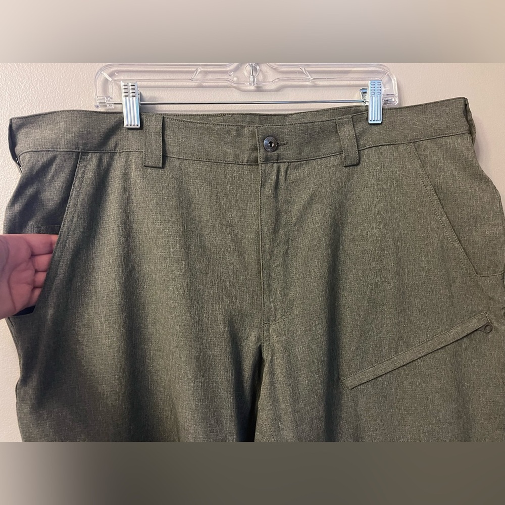 Duluth Trading Company Pants Men’s 42 X 32 Stretch Gray Green Flex  Work Outdoor - Picture 3 of 10
